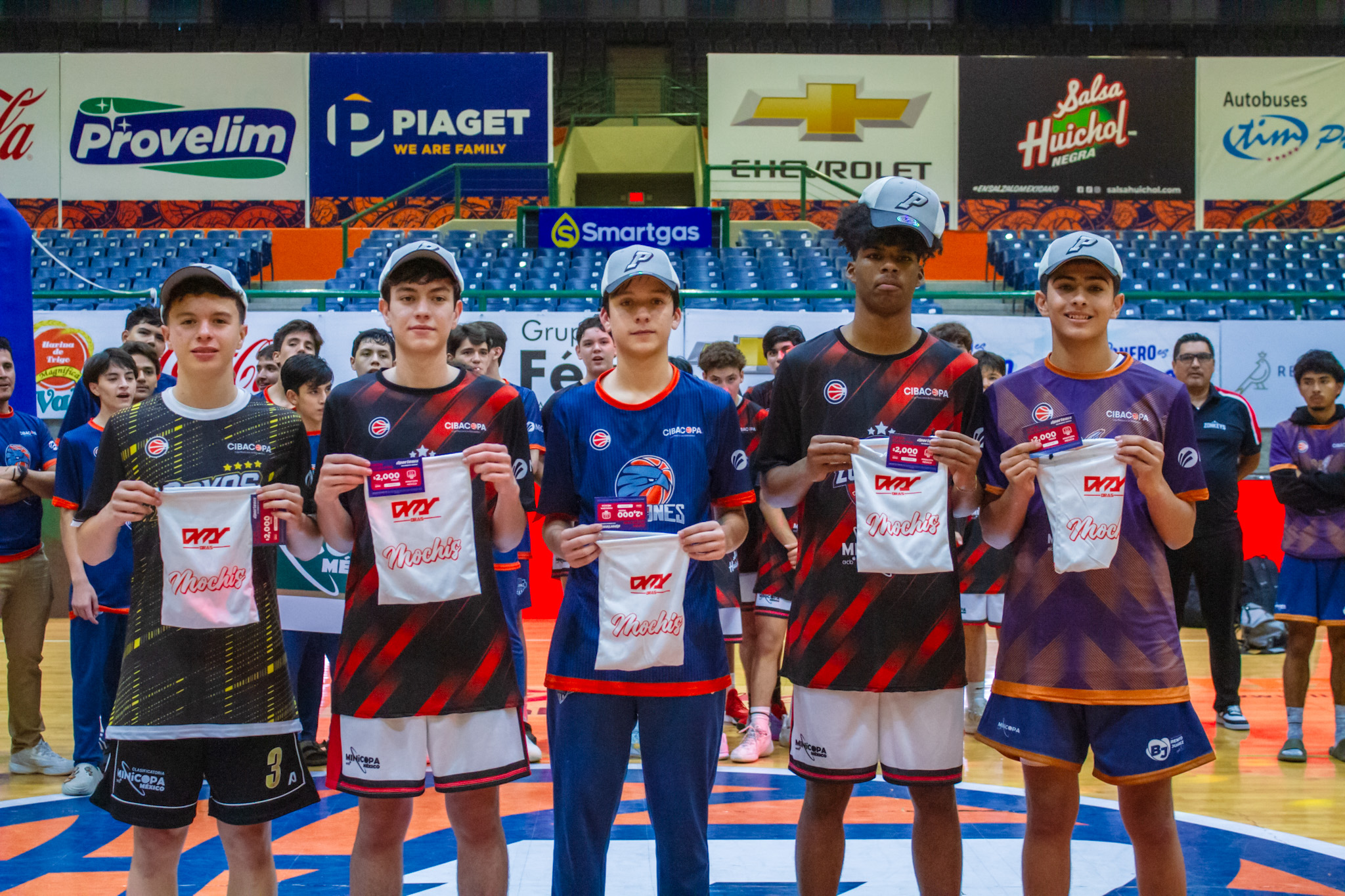 Reconocen a los mejores cinco mejores jugadores de la MINICOPA.